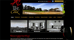 Desktop Screenshot of gypsycreekwines.com.au